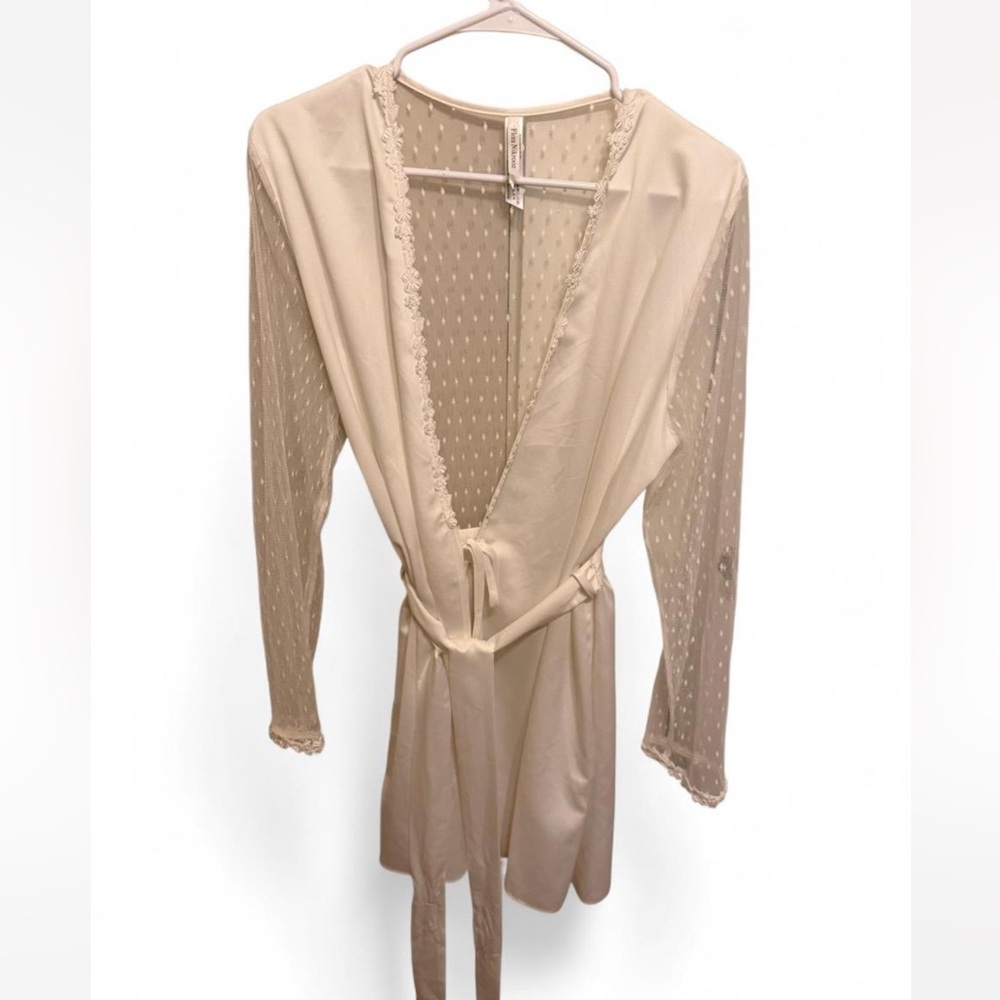 Flora Nikrooz showstopper charmeuse cover up robe